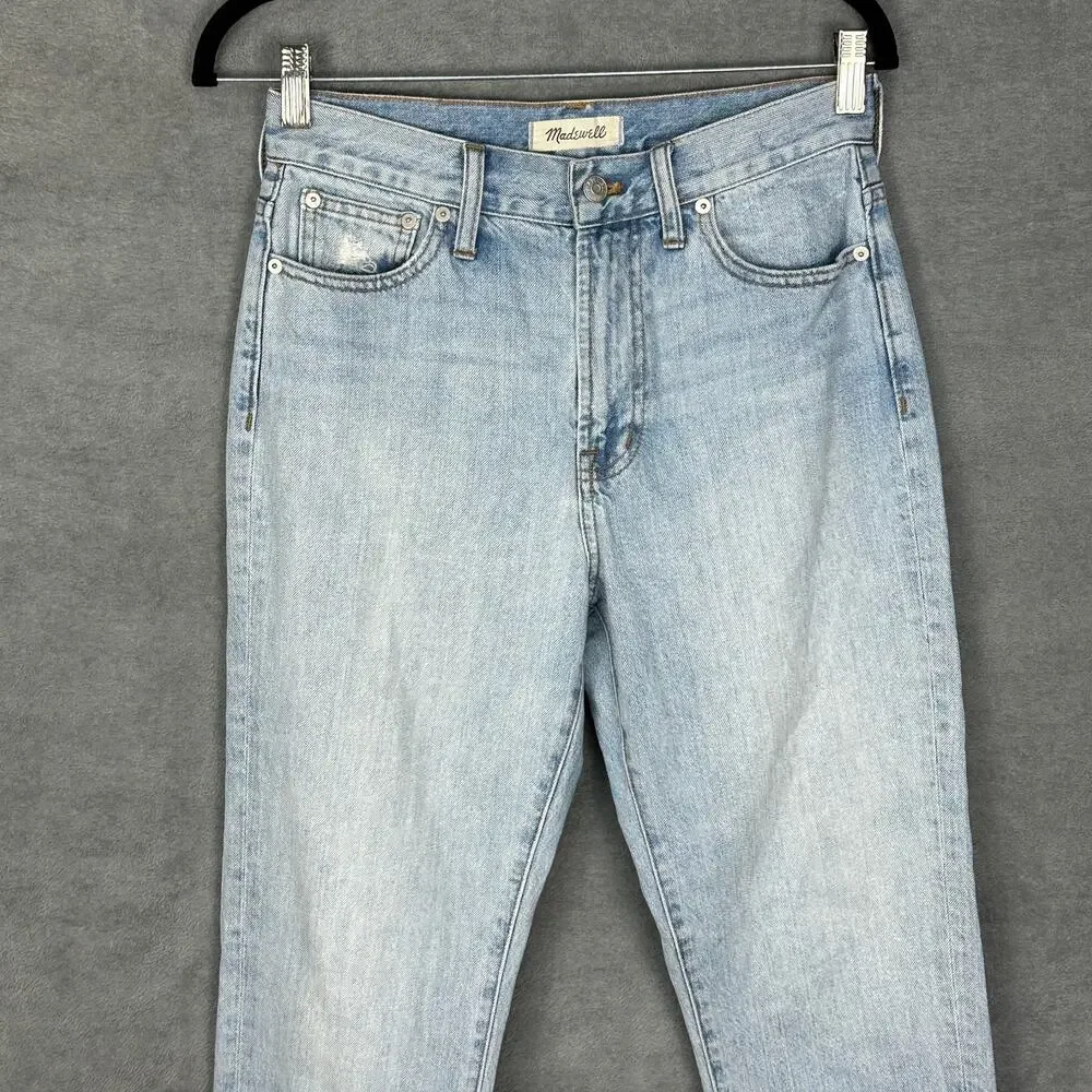 Madewell Jeans Womens 27 Blue Perfect Summer Jean Light Wash High Rise Denim - Picture 2 of 12